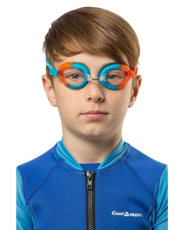 Gafas de Natación Cressi Starfish Naranja/Azul | Cómodas y Seguras para Niños de 4 a 8 Años - Image 5